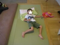 6歳の男の子　寝ちゃった